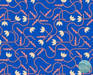 Ruby Star Society - flower print blue ribbon