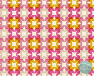 Ruby Star Society - flower plaid raspberry