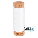 Aurifil cotton 80wt - 2024 white