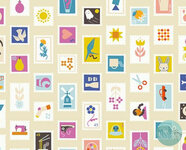 Ruby Star Society - salutations stampy parchment