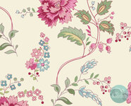 EQP textiles - future heirlooms bouquet cotton