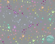 Tula Pink - true colors Graywork - Fairy dust shadow