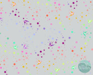 Tula Pink - true colors Graywork - Fairy dust fog