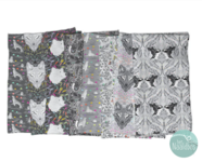*pre-order* Tula Pink - Graywork dieren - fat quarter bundel 