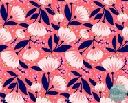 *coupon* Paintbrush studio - vibrant blooms fan flowers peach