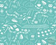 *coupon* Art gallery fabrics -  busy beach 