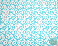 *coupon* robert kaufman - perfectly perched aqua