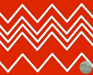 *coupon* Windham - ziggy chevron tomato