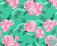 *coupon* Art gallery fabrics -  Flowerette peonies