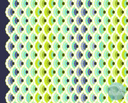 *pre-order* Tula Pink - Floral Reef - Aquatic lace Marine