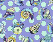 *pre-order* Tula Pink - Floral Reef - Big Shelly Marine quiltback