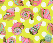 *pre-order* Tula Pink - Floral Reef - Big Shelly Seagrass quiltback