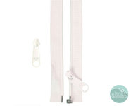 *pre-order* By annie - separating zipper 50" white