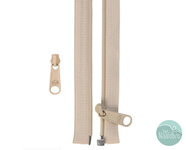 *pre-order* By annie - separating zipper 50" natural