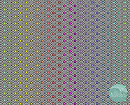 Tula Pink - true colors - Hexy - Ink