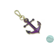 *pre-order* Tula Pink - floral reef - bag charm anchors aweigh ultra violet