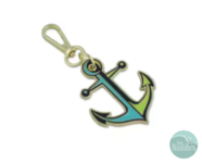 *pre-order* Tula Pink - floral reef - bag charm anchors aweigh marine